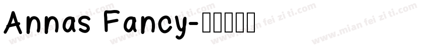 Annas Fancy字体转换